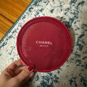 Chanel makeup bag
